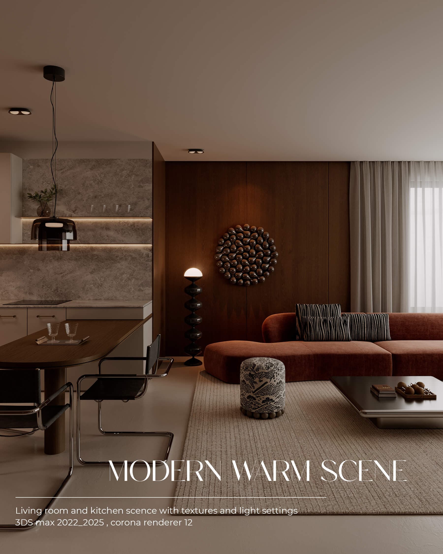 Modern warm scene — image 1