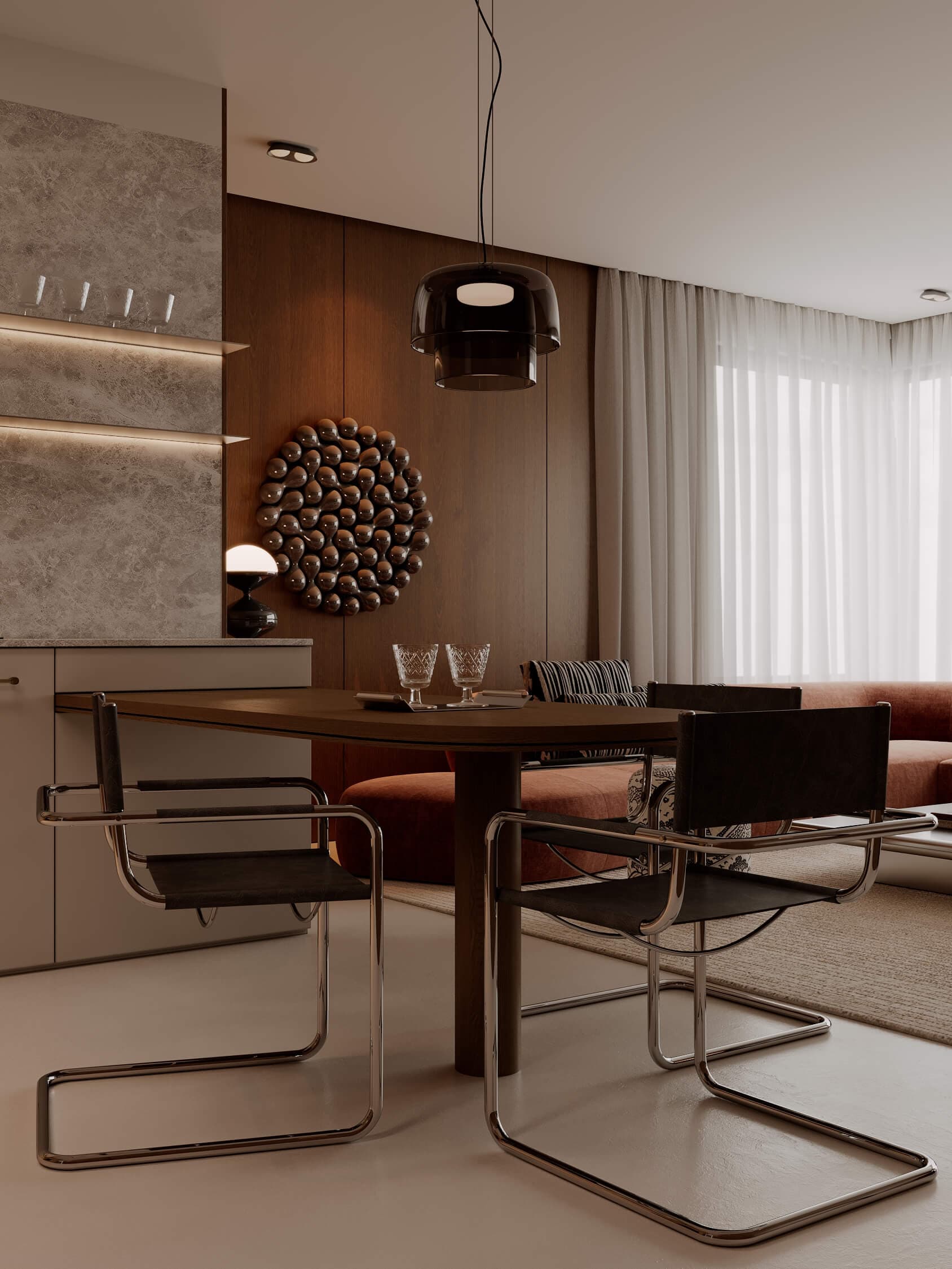 Modern warm scene — image 4