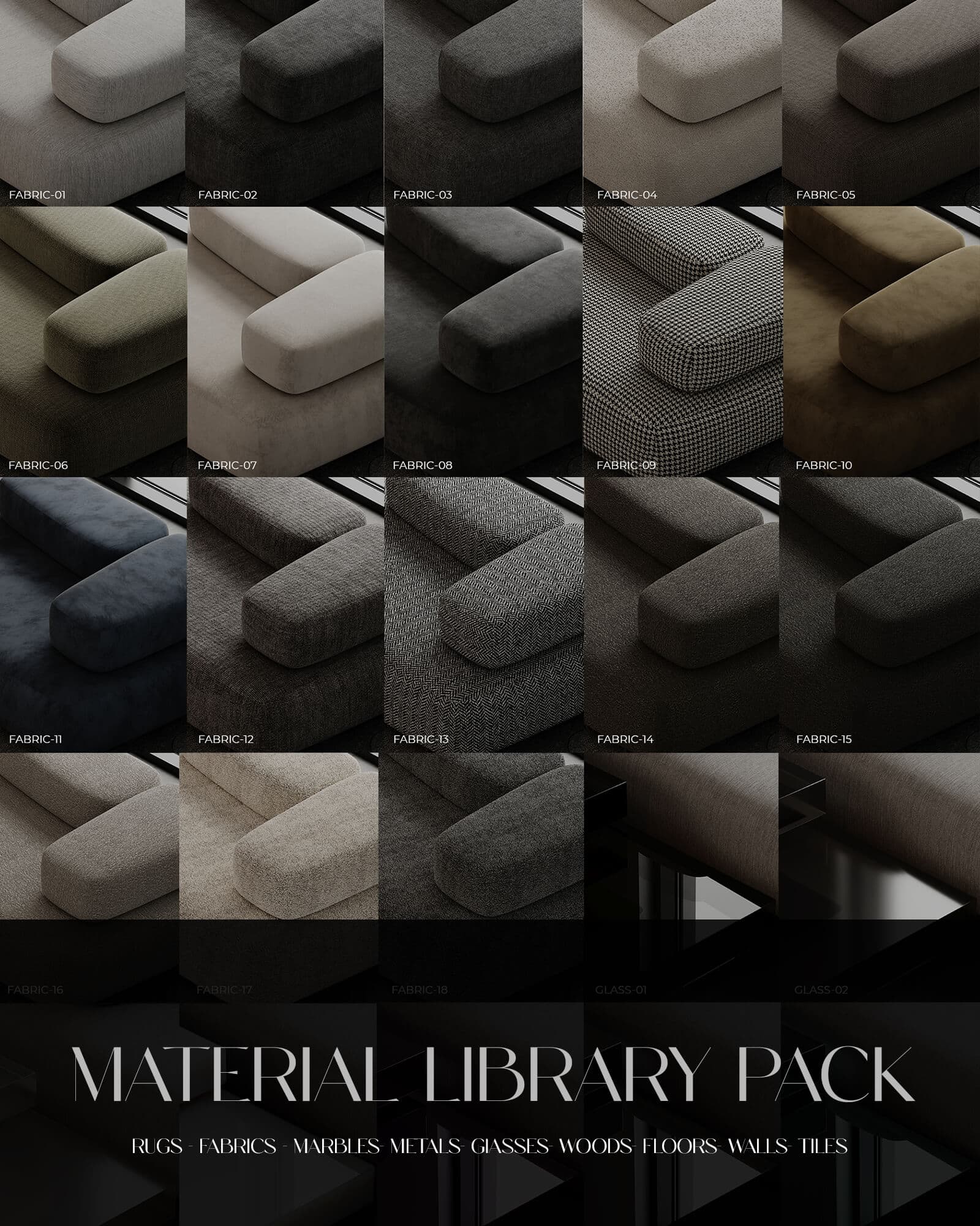 100 Materials pack — image 1